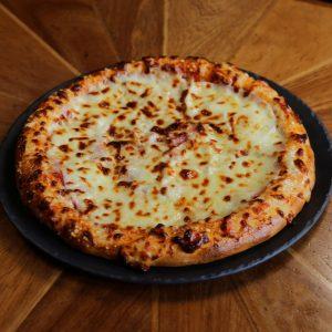 HAM AND CHEESE PIZZA
